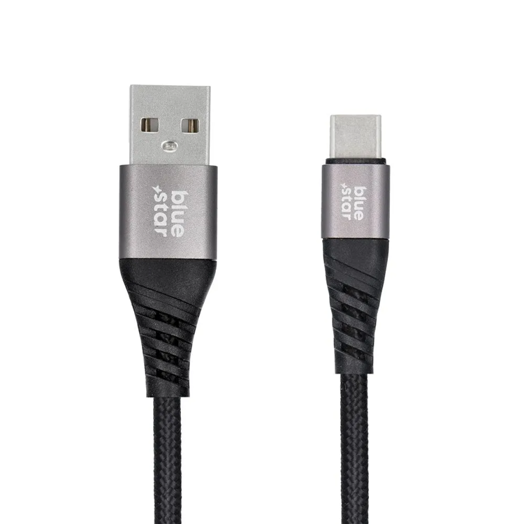 Blue Star Blue Star USB-C till USB-A kabel 1.2m - Svart