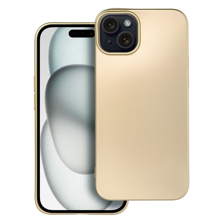 OEM Mobilskal till iPhone 15 Metallic - Guld