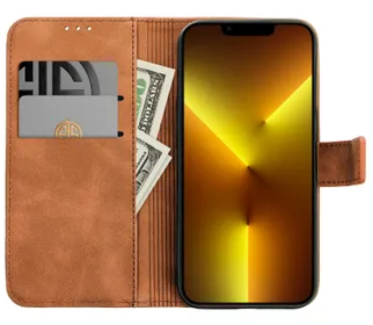 OEM Galaxy S24 Plånboksfodral Tender - Brun