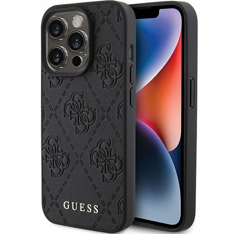 Guess Guess Mobilskal till iPhone 15 Pro Max Quilted Classic - Svart