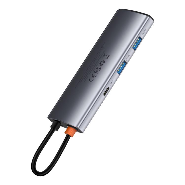 BASEUS Baseus Hub 7in1 Metal Gleam - Grå