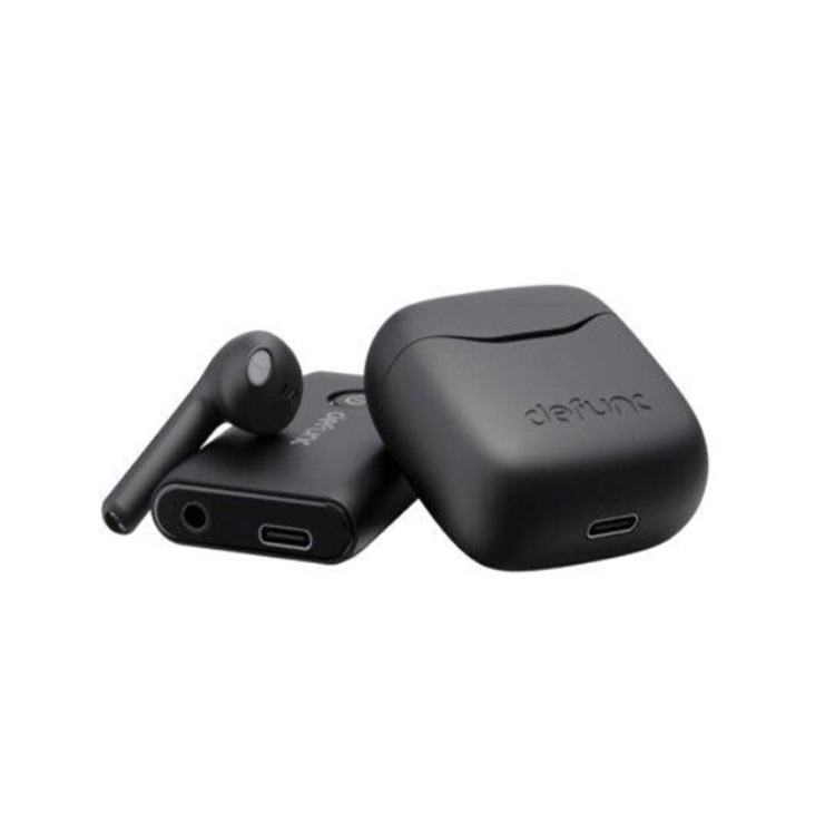 DeFunc Defunc TRUE TRAVEL TWS 2i1 Hybrid In-Ear BT Hörlur + Adapter Svart