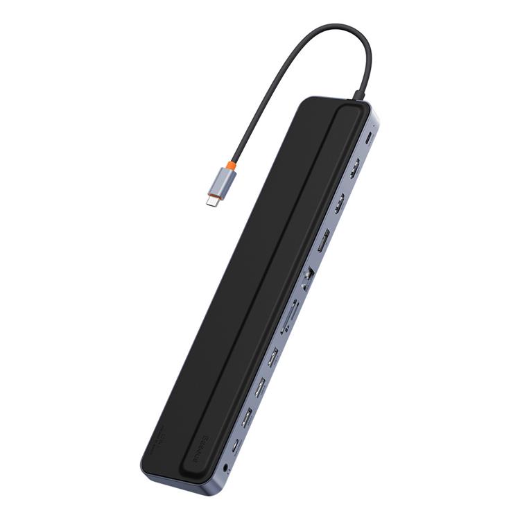 BASEUS Baseus USB Hub 12in1 EliteJoy Gen2 - Grå