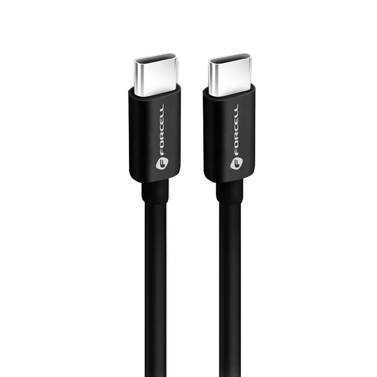 Forcell Forcell USB-C Till USB-C Kabel 1.5m - Svart