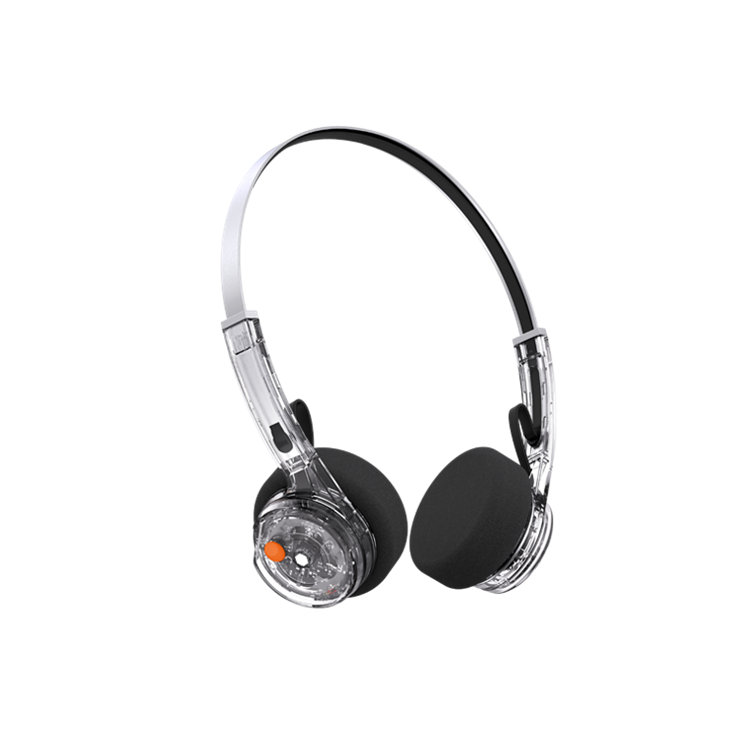 DeFunc Mondo Freestyle On-Ear BT Headset Transparent