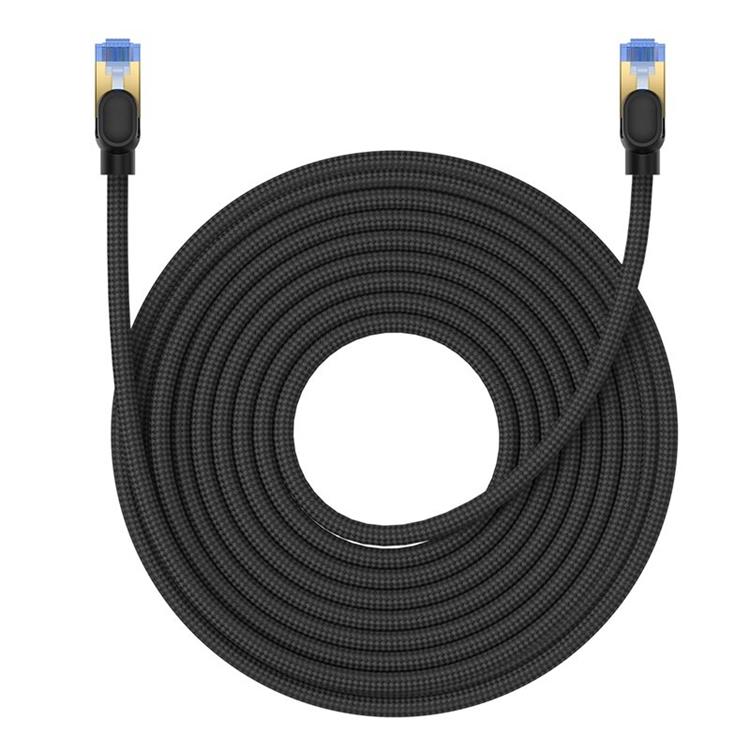 BASEUS Baseus Internet Kabel 25m cat.7 - Braided Svart