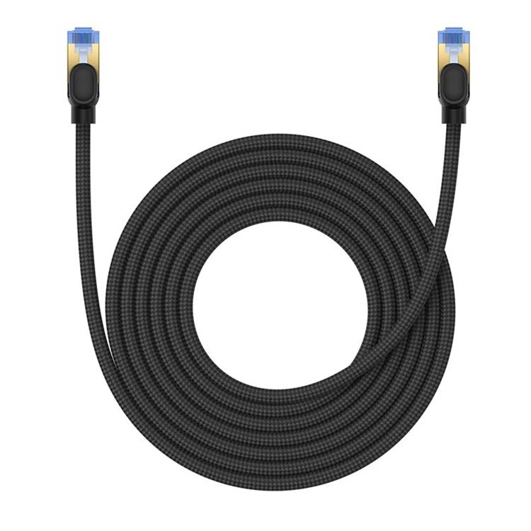 BASEUS Baseus Internet Kabel 8m cat.7 - Braided Svart