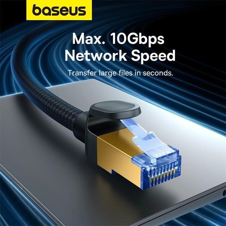 BASEUS Baseus Internet Kabel 25m cat.7 - Braided Svart
