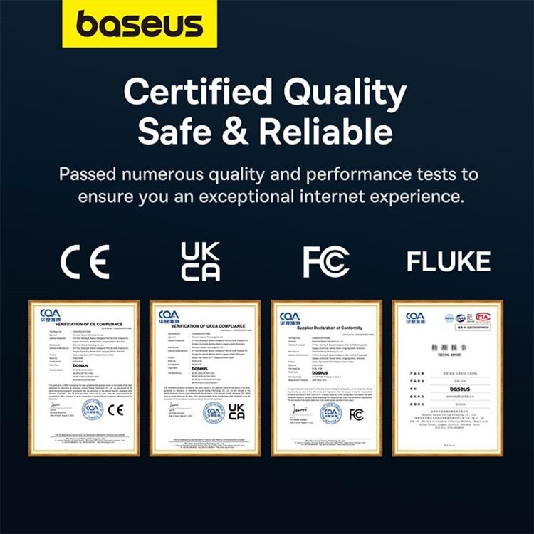 BASEUS Baseus Internet Kabel 25m cat.7 - Braided Svart