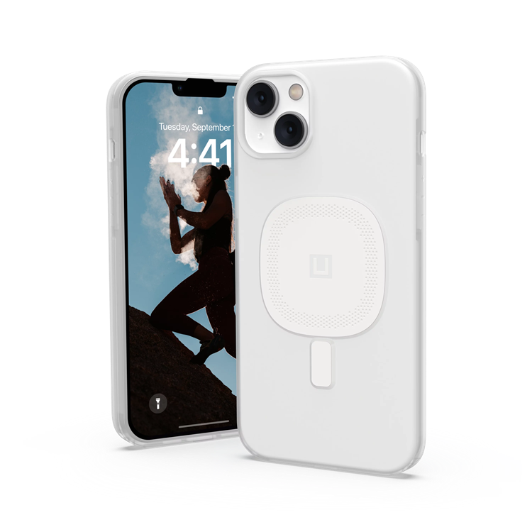 UTGATT1 U By UAG iPhone 14 Mobilskal Magsafe Lucent 2 - Vit