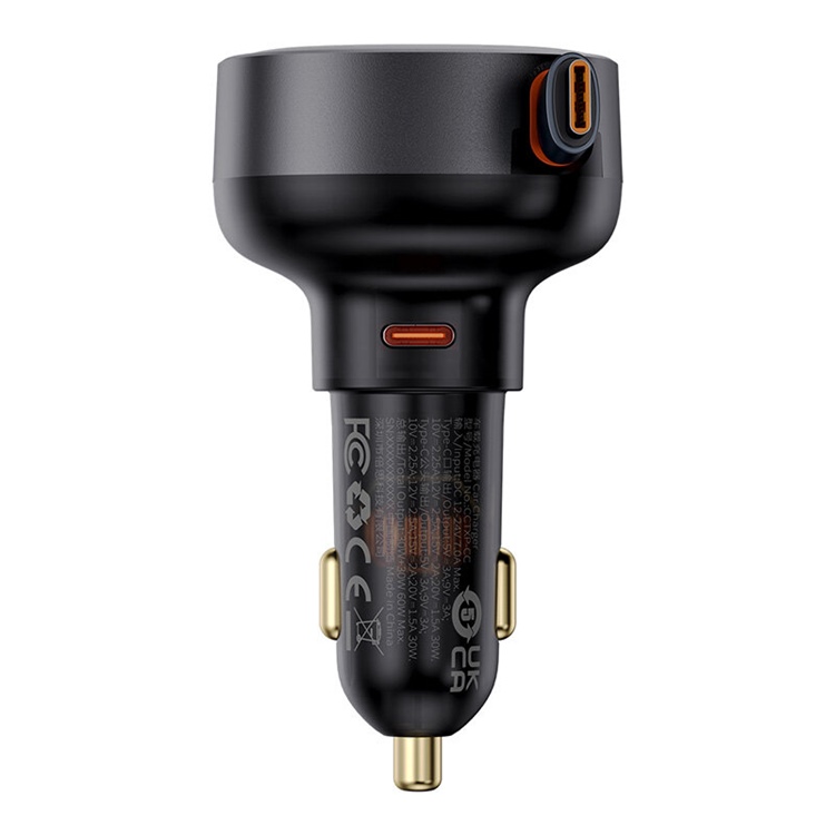 BASEUS Baseus Billaddare USB-C Enjoyment Pro 60W - Svart