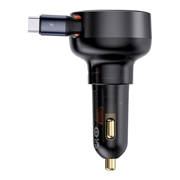 BASEUS Baseus Billaddare USB-C Enjoyment Pro 60W - Svart