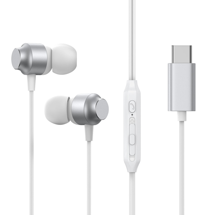 Joyroom Joyroom In-Ear Hörlurar USB-C - Silver