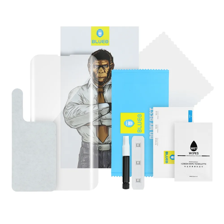 BlueO BlueO Galaxy S24 Ultra Härdat Glas Skärmskydd Mr Monkey UV