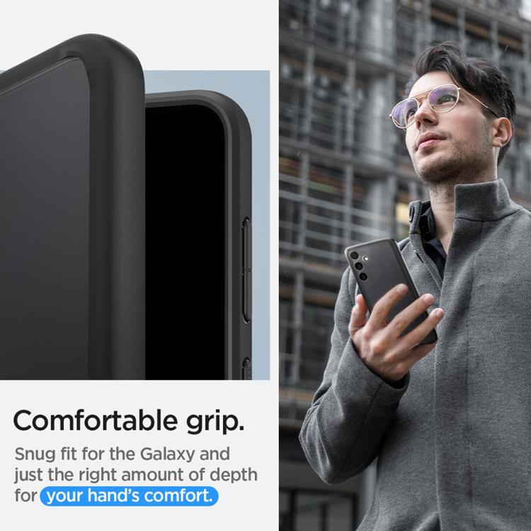 Spigen Spigen Mobilskal till Galaxy S24 Ultra Hybrid - Matte Svart