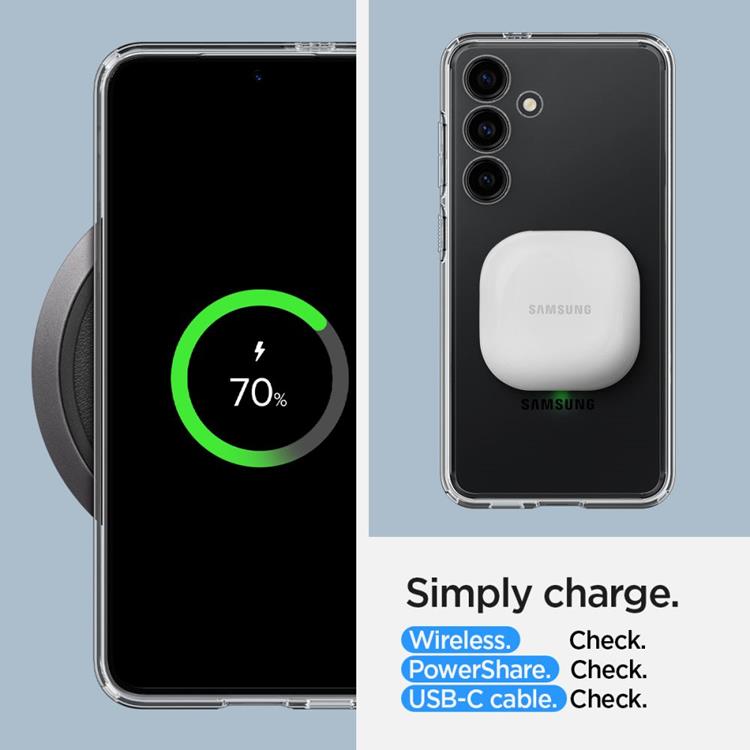 Spigen Spigen Mobilskal till Galaxy S24 Ultra Hybrid - Matte Svart