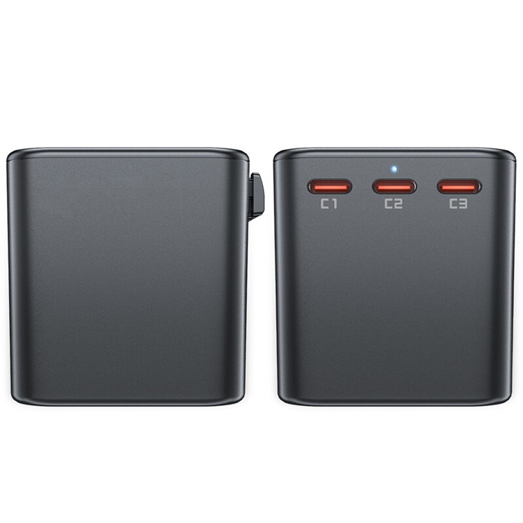 Acefast Acefast Reseladdare Adaptrar 3x USB-C/2x USB-A - Svart