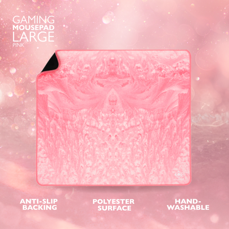 UTGATT1 Deltaco Gaming Mousepad Stor 450x400x4mm - Rosa