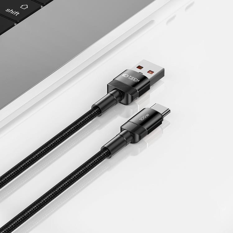 Tech-Protect Tech-Protect USB-C till USB-A kabel Ultraboost Evo 1m - Svart