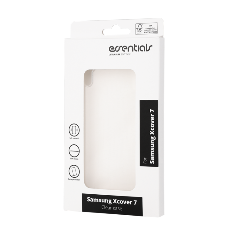 UTGATT1 Essentials Galaxy XCover 7 Mobilskal TPU - Transparent