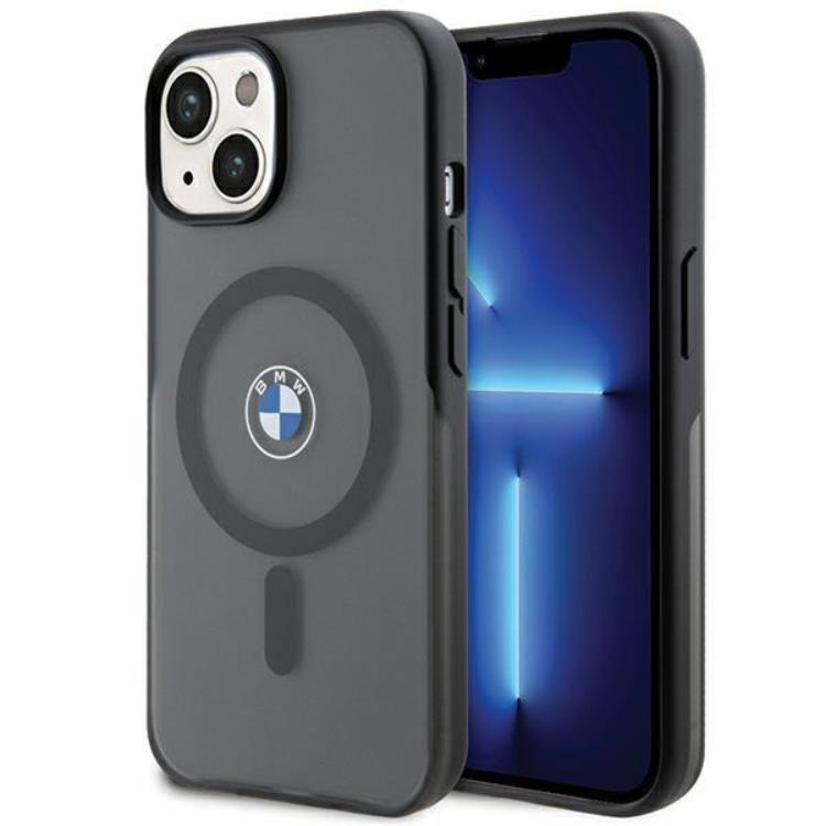 BMW BMW Mobilskal till iPhone 15 Plus/14 Plus Magafe IML Signature - Svart