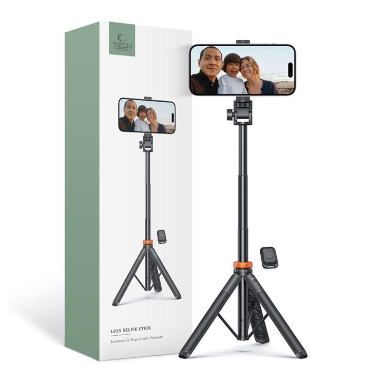 Tech-Protect Tech-Protect Bluetooth Selfie Stick Tripod L03S - Svart