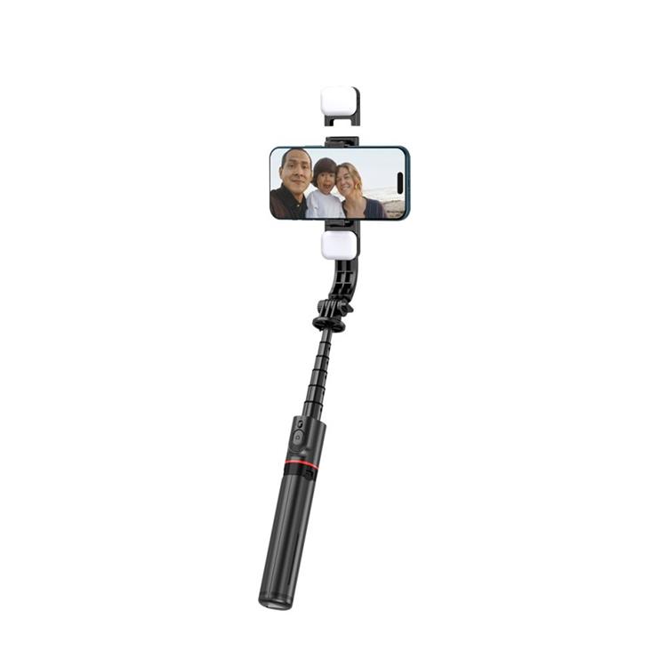 Tech-Protect Tech-Protect Bluetooth Selfie Stick Tripod Med LED Light L05S - Svart