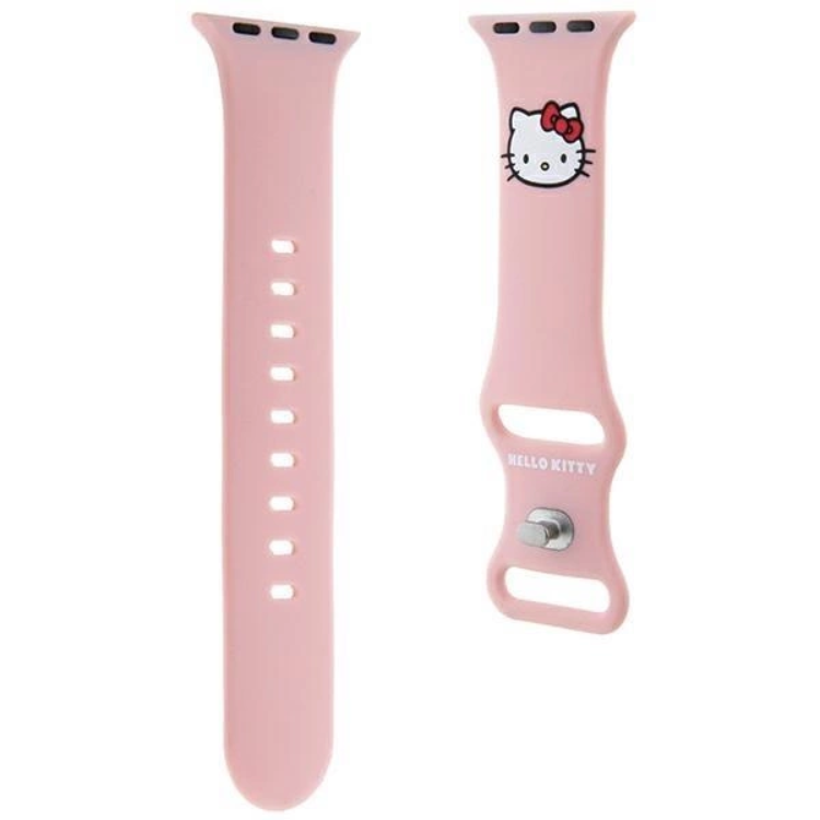 Hello Kitty Hello Kitty Apple Watch (38/40/41mm) Armband Kitty Head - Rosa