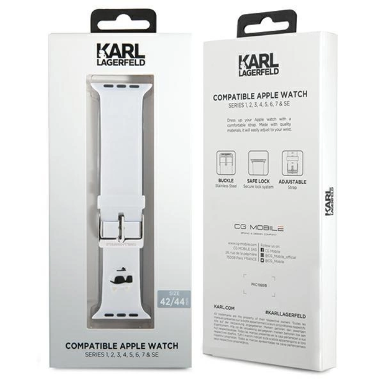 KARL LAGERFELD Karl Lagerfeld Apple Watch (38/40/41mm) Armband Choupette Head