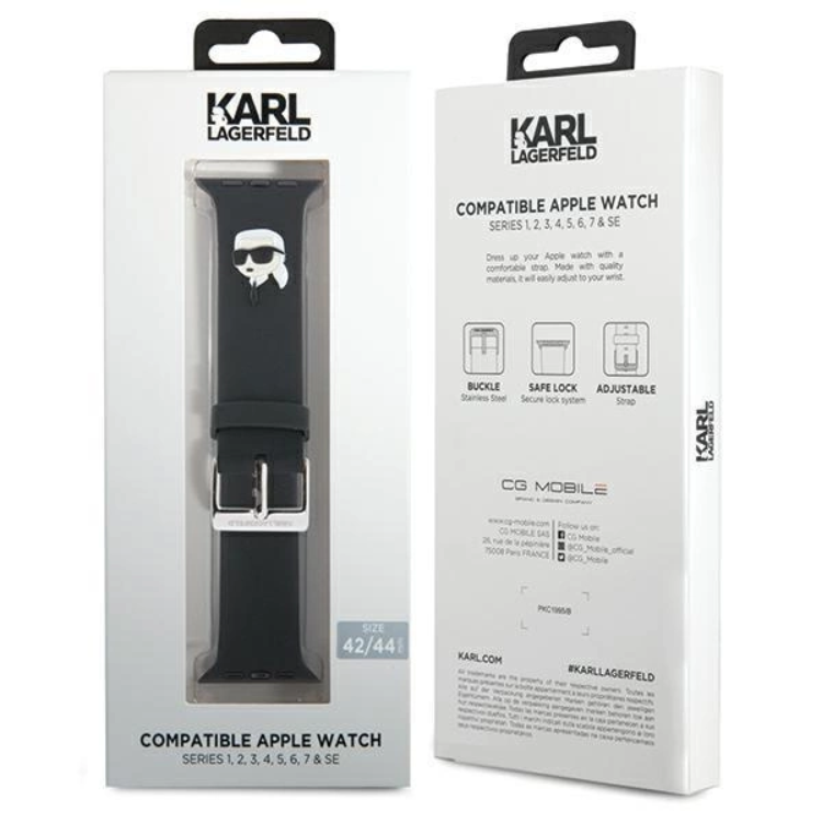 KARL LAGERFELD Karl Lagerfeld Apple Watch (38/40/41mm) Armband Karl Head