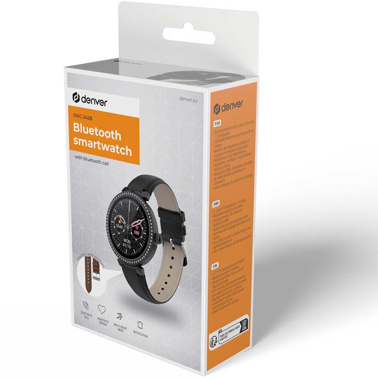Denver Denver SmartWatch Bluetooth (SWC-342B) - Svart
