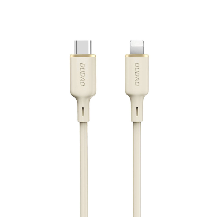 Dudao Dudao USB-C till Lightning kabel 1m - Beige
