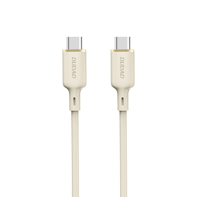 Dudao Dudao USB-C till USB-C kabel 1m - Beige