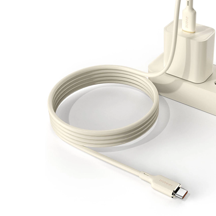 Dudao Dudao USB-C till USB-C kabel 1m - Beige
