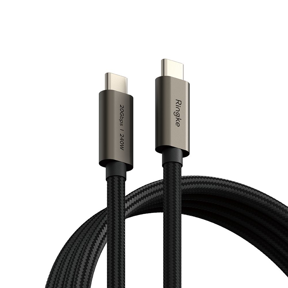 Ringke Ringke USB-C till USB-C kabel 2m - Svart