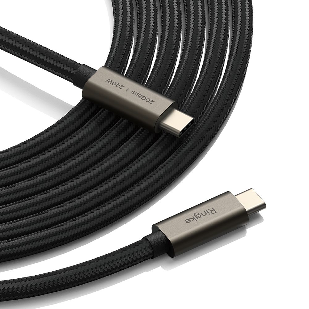 Ringke Ringke USB-C till USB-C kabel 2m - Svart