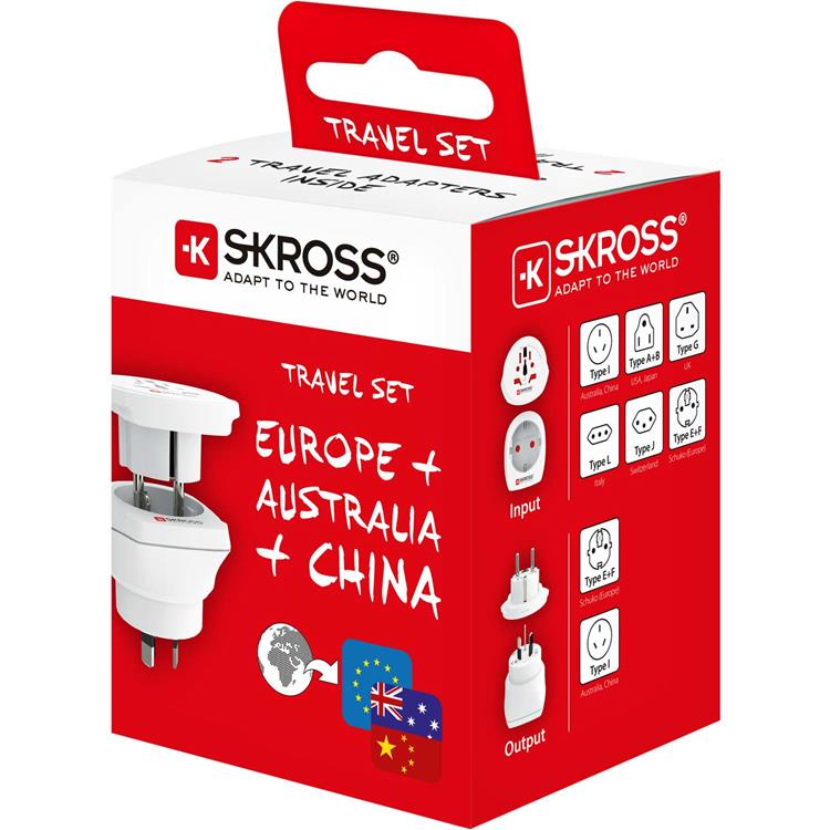 SKROSS SKROSS El-Adapter Combo World - Vit
