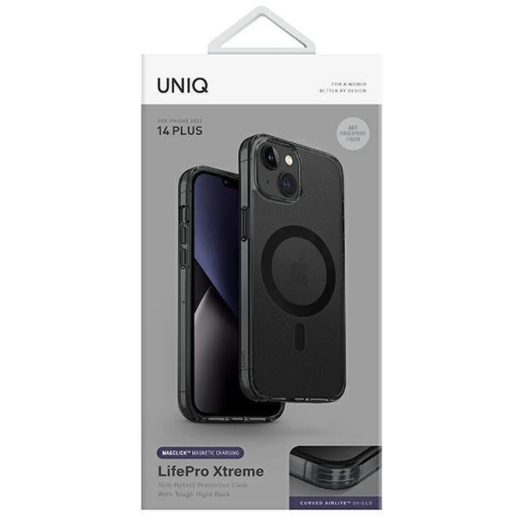 UNIQ UNIQ Mobilskal till iPhone 14 Plus Magsafe LifePro Xtreme - Frost Smoke