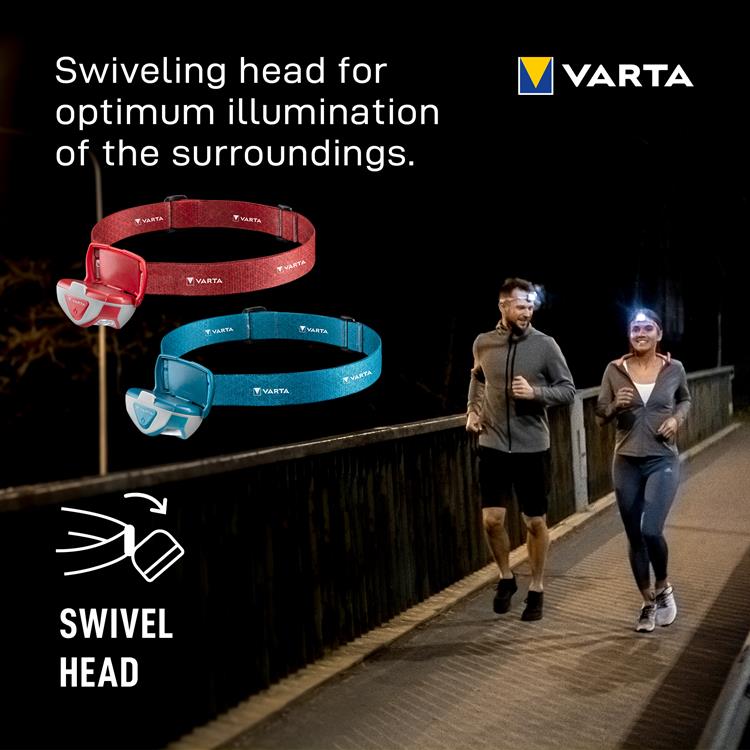VARTA Varta Pannlampa Outdoor Sports H10 Pro - Blå