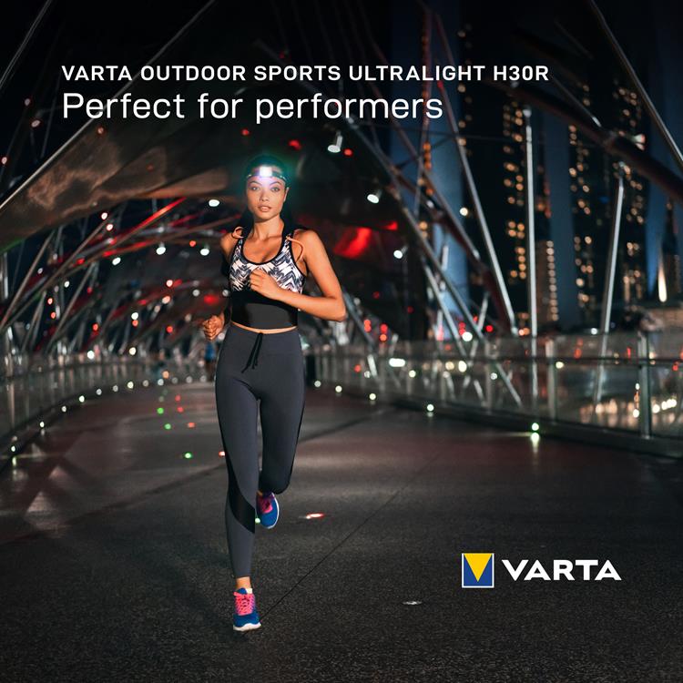VARTA Varta Pannlampa Outdoor Sports Ultraligh - Gul