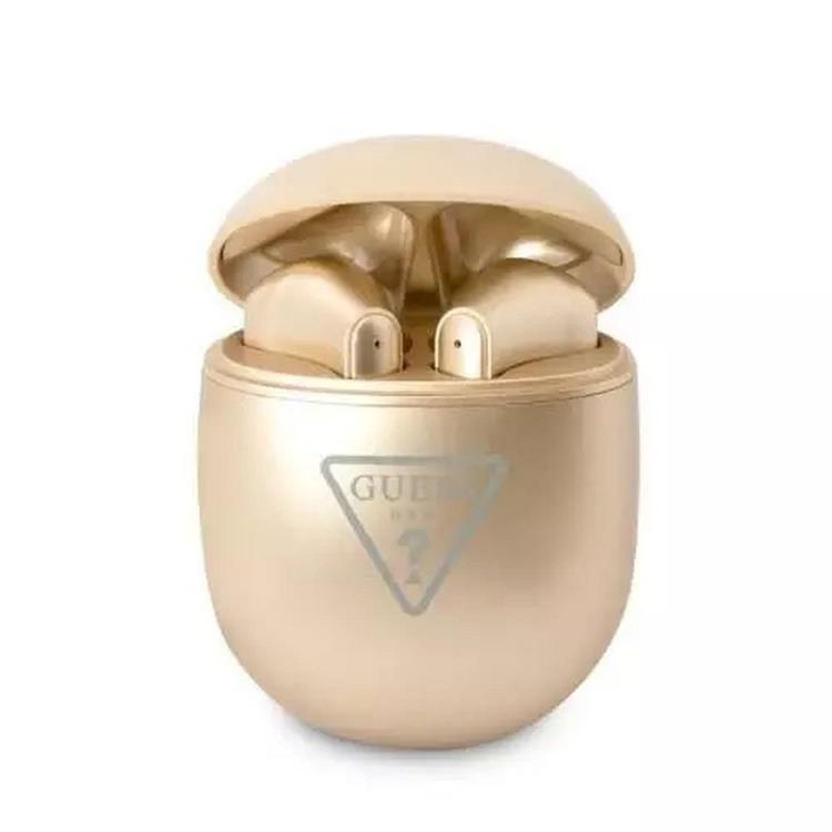 Guess Guess TWS Bluetooth In-Ear Hörlurar Triangle Logo - Guld