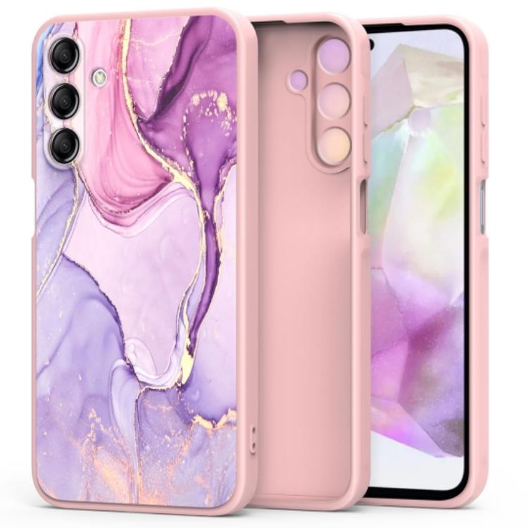 Tech-Protect Tech-Protect Mobilskal till Galaxy A55 5G Icon - Marble Rosa