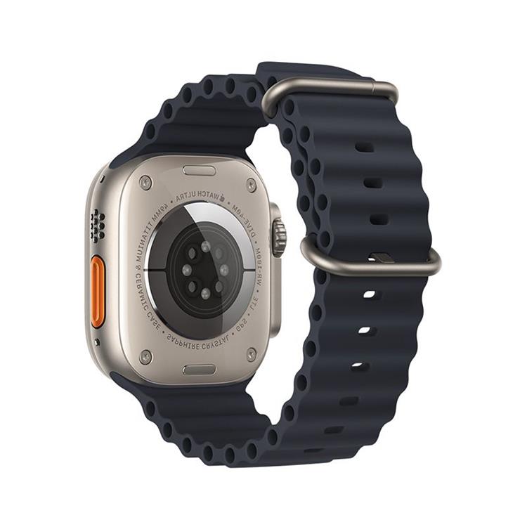 Forcell Forcell Apple Watch (38/40/41mm) Armband F-Design - Marinblå