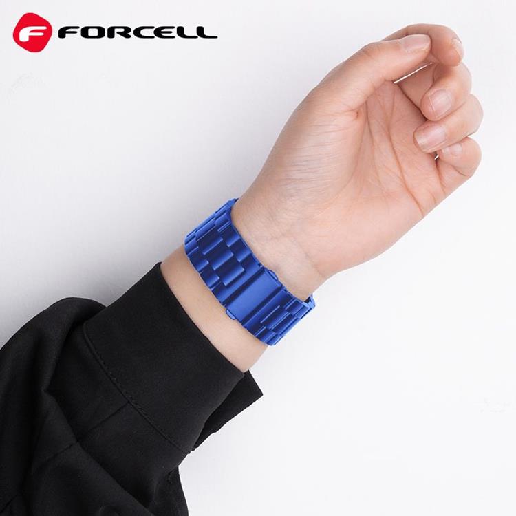 Forcell Forcell Apple Watch (38/40/41mm) Armband F-Design - Blå
