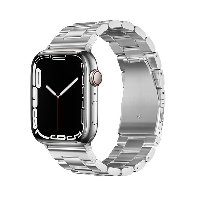 Forcell Forcell Apple Watch (42/44/45/49mm) Armband F-Design - Silver