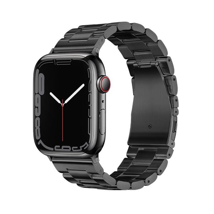 Forcell Forcell Apple Watch (42/44/45/49mm) Armband F-Design - Svart