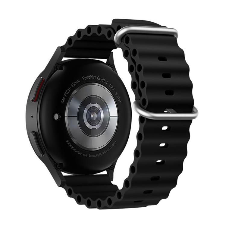 Forcell Forcell Galaxy Watch Armband (20mm) FS01 - Svart