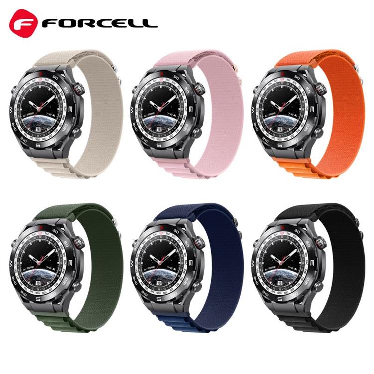 Forcell Forcell Galaxy Watch Armband (20mm) FS05 - Marinblå