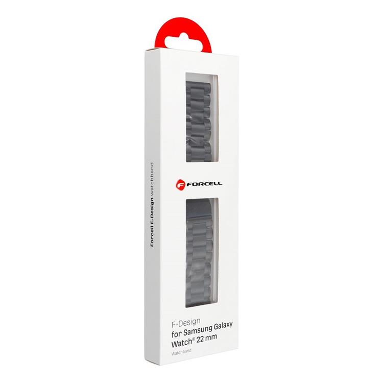 Forcell Forcell Galaxy Watch Armband (20mm) FS06 - Svart