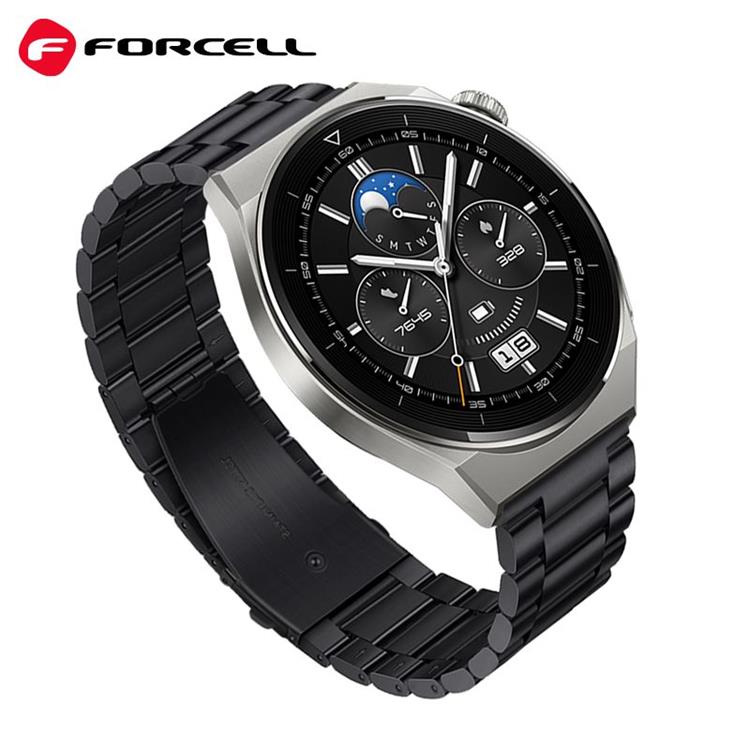 Forcell Forcell Galaxy Watch Armband (20mm) FS06 - Svart